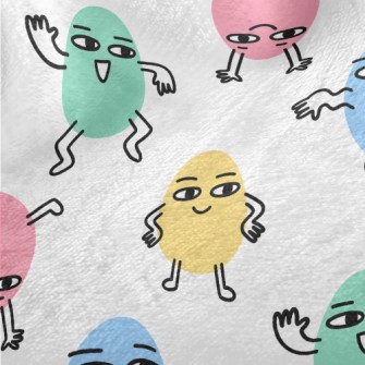 Naughty Dancing Easter Eggs Minky