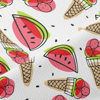 Watermelon Flavored Ice Cream Piqué