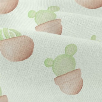 Watercolor Hand Drawn Cactus Modern Jersey