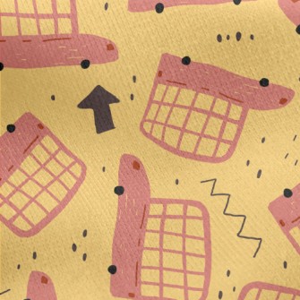 Crayon Graffiti Bus Jersey Backed Fleece