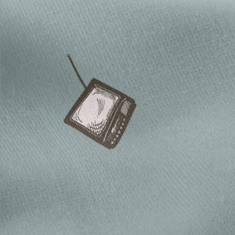 Retro Hand-painted TV Jersey Backed Fleece