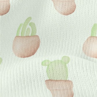 Watercolor Hand Drawn Cactus Stretch Jersey