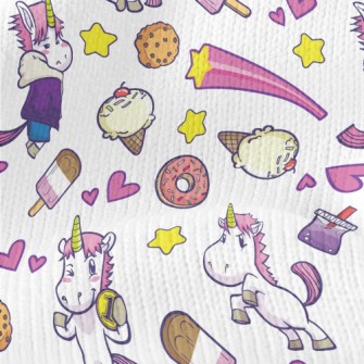 Unicorns And Desserts Stretch Jersey