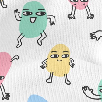 Naughty Dancing Easter Eggs Stretch Jersey
