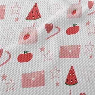 Summer Pink Items Birdseye Piqué