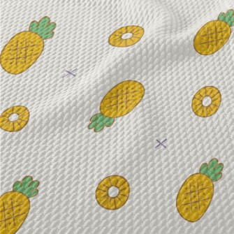 Pineapple And Pineapple Slices Birdseye Piqué