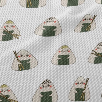 Various Flavors Of Rice Balls Birdseye Piqué