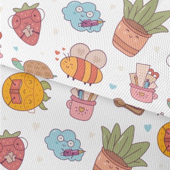 Cute Animal And Plant Campus Waterproof Oxford