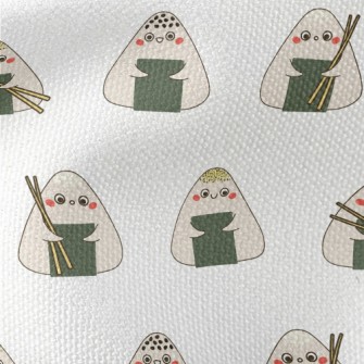 Various Flavors Of Rice Balls Waterproof Canvas