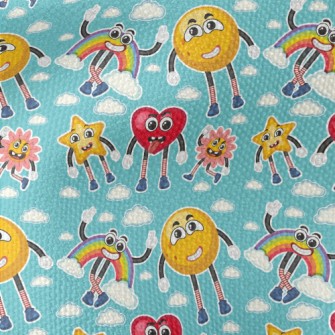 Funny Emoticons Waterproof Canvas