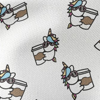 Unicorn Hug Coffee Waterproof Canvas