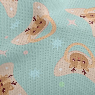 Elk Baby Pacifier Athletic Mesh Flat Back