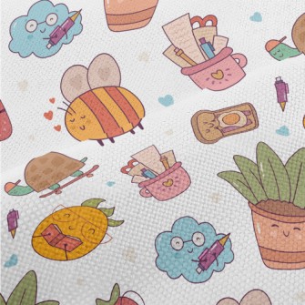 Cute Animal And Plant Campus Performance Linen