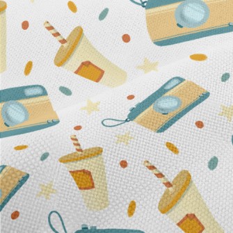 Yellow Camera And Milkshake Performance Linen