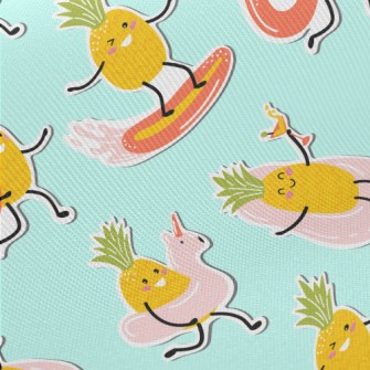 Holiday Pineapple Sticker Twill