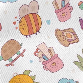 Cute Animal And Plant Campus Standard Corduroy