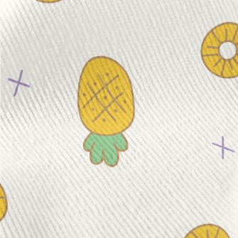 Pineapple And Pineapple Slices Standard Corduroy