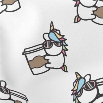 Unicorn Hug Coffee Stretch Ponte
