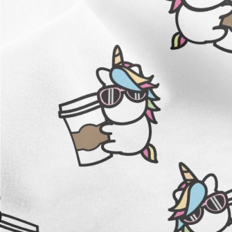 Unicorn Hug Coffee Micro Fleece
