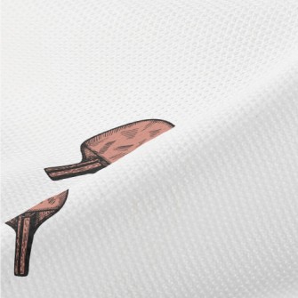 Red Table Tennis Racket Piqué