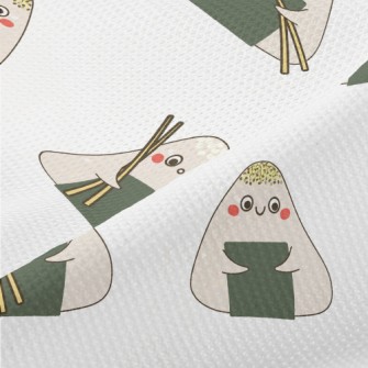 Various Flavors Of Rice Balls Piqué