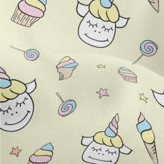 Fantasy Unicorn Party Lightweight Performance Linen