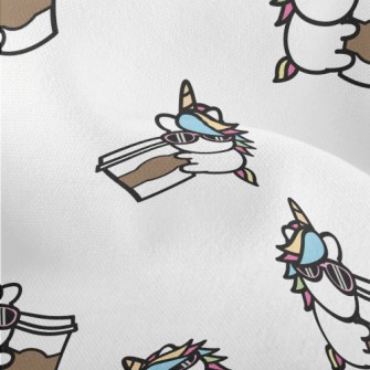 Unicorn Hug Coffee Lightweight Performance Linen