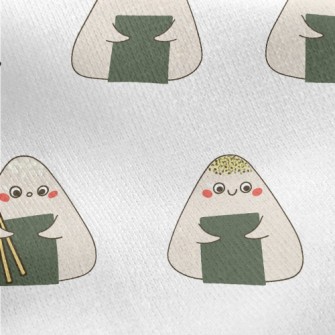 Various Flavors Of Rice Balls Jersey Backed Fleece