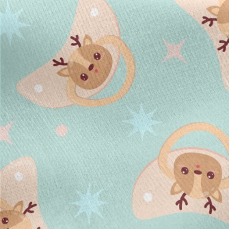 Elk Baby Pacifier Jersey Backed Fleece