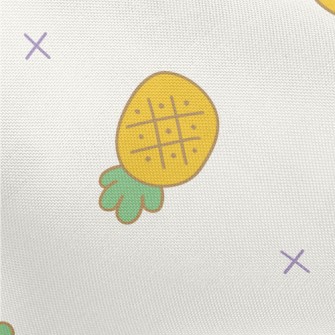 Pineapple And Pineapple Slices Pongee