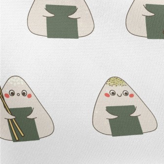 Various Flavors Of Rice Balls Pongee