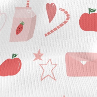 Summer Pink Items Stretch Jersey