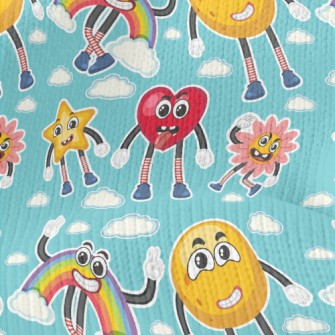 Funny Emoticons Stretch Jersey