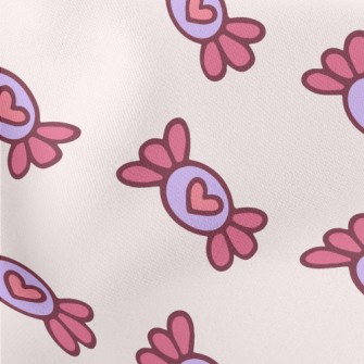 Heart Wrapped Candy Lightweight Cotton Poplin