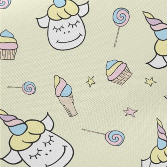Fantasy Unicorn Party Midweight Cotton Poplin