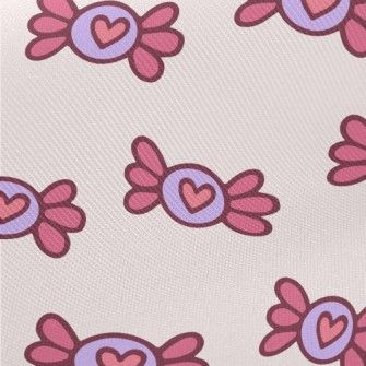 Heart Wrapped Candy Midweight Cotton Poplin