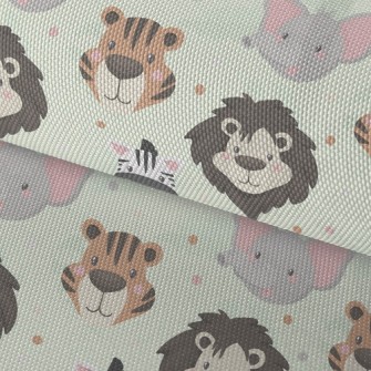 Tiger Lion Family Waterproof Oxford