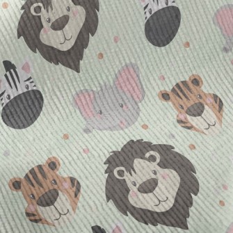 Tiger Lion Family Standard Corduroy