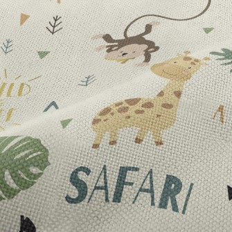 Tropical Jungle Zoo Performance Linen