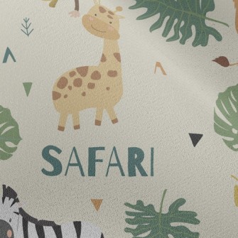 Tropical Jungle Zoo Chiffon