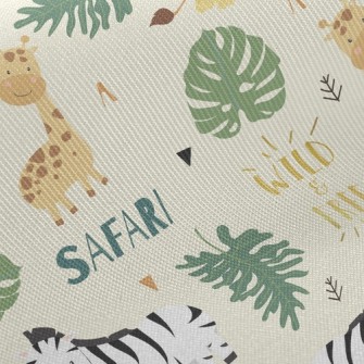 Tropical Jungle Zoo Twill