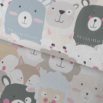 Cute Big-headed Animals Waterproof Oxford
