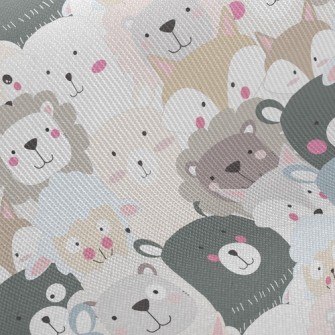 Cute Big-headed Animals Twill