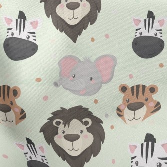 Tiger Lion Family Stretch Ponte