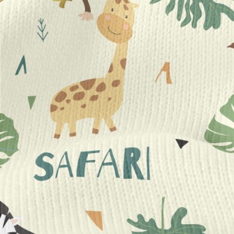 Tropical Jungle Zoo Stretch Jersey