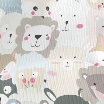 Cute Big-headed Animals Stretch Jersey