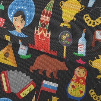 Russian Urban Culture Waterproof Oxford