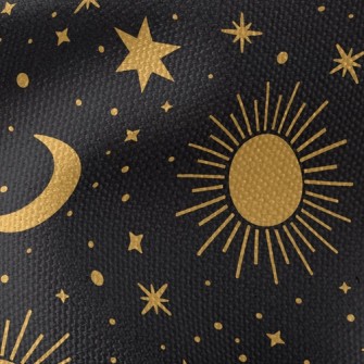 Dazzling Stars Sun Moon Waterproof Canvas
