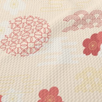 Japanese Classical Cherry Blos Birdseye Piqué