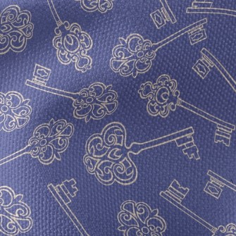Retro Pattern Key Waterproof Canvas